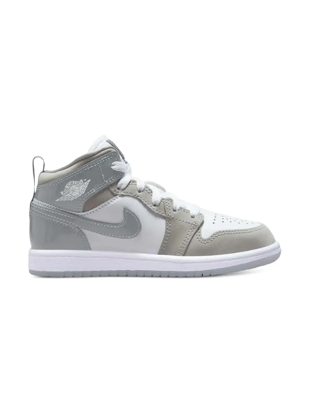 Jordan Kids Air Jordan "White Medium Grey" sneakers