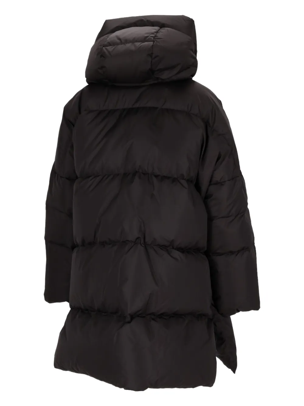 Lempelius hooded down coat - Zwart