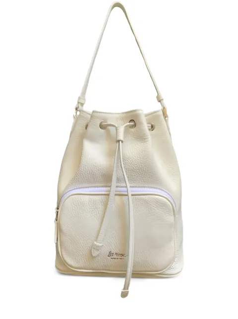 LA ROSE drawstring pocket bucket bag