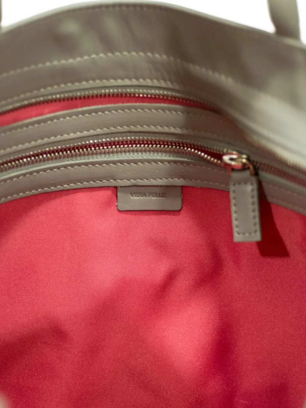 La Rose Top Handle Tote Bag In Gray