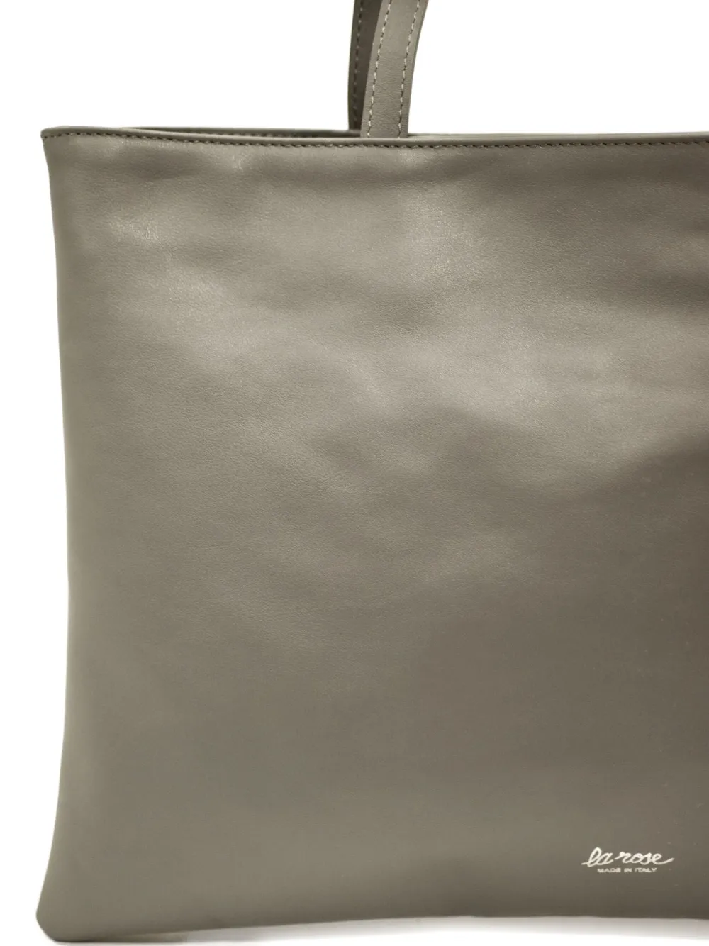 La Rose Top Handle Tote Bag In Gray