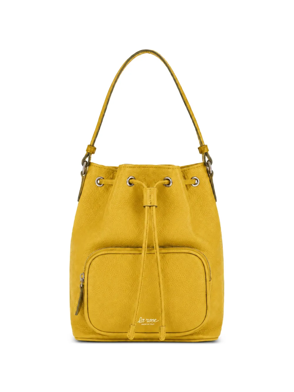 LA ROSE Beuteltasche mit Kordelzug - Gelb