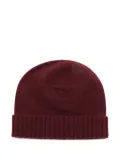 Malo ribbed-knit beanie - Red