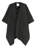 ERMANNO FIRENZE wool cape - Grey