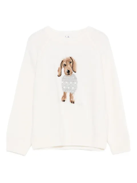 Il Gufo suéter con motivo de perro