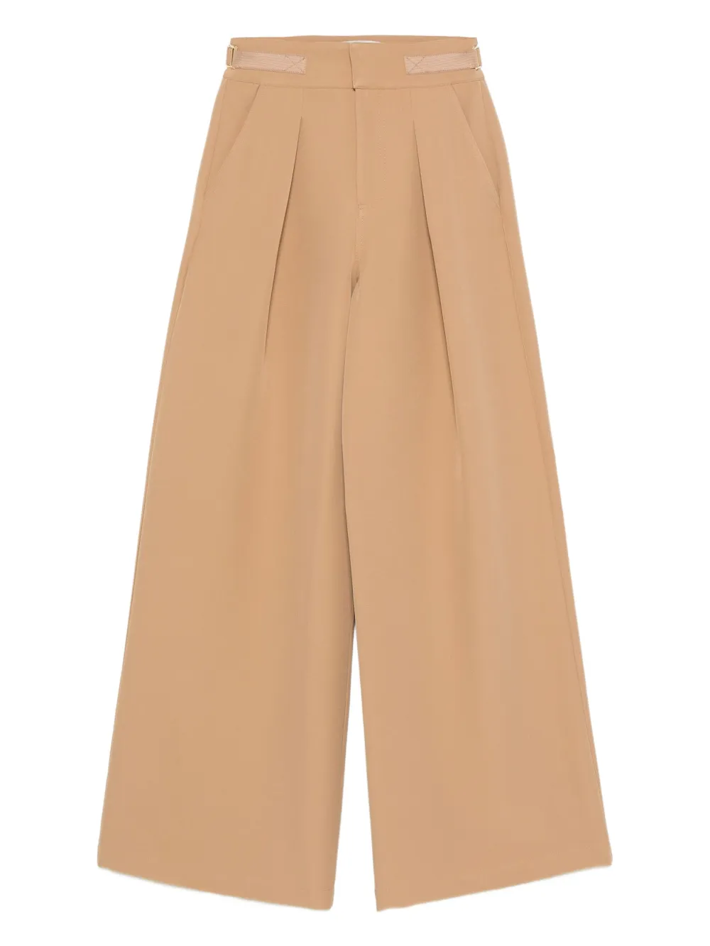 ERMANNO FIRENZE Broek met geplooid detail Beige