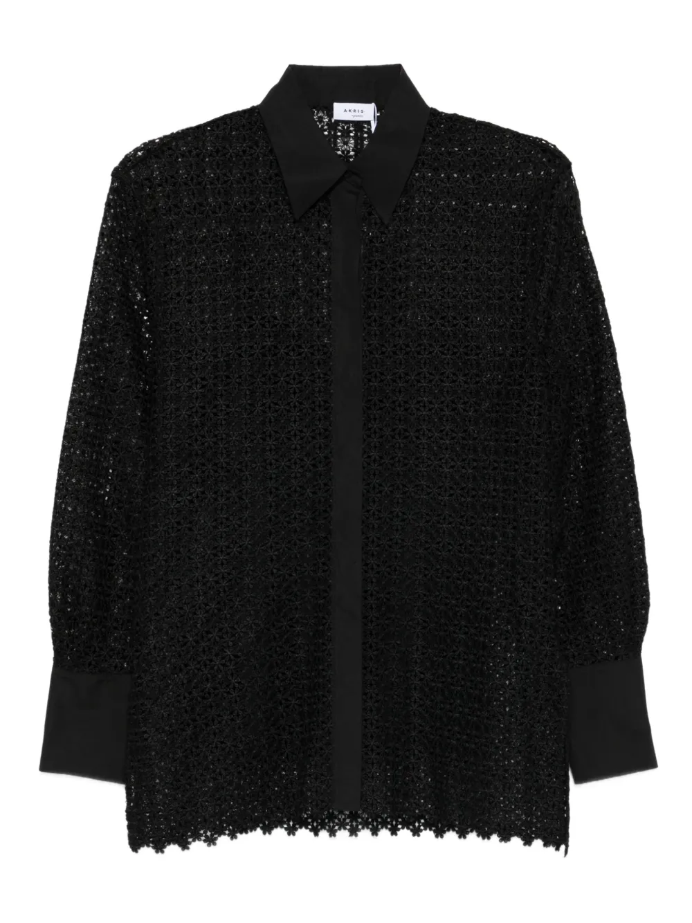 crochet-lace shirt