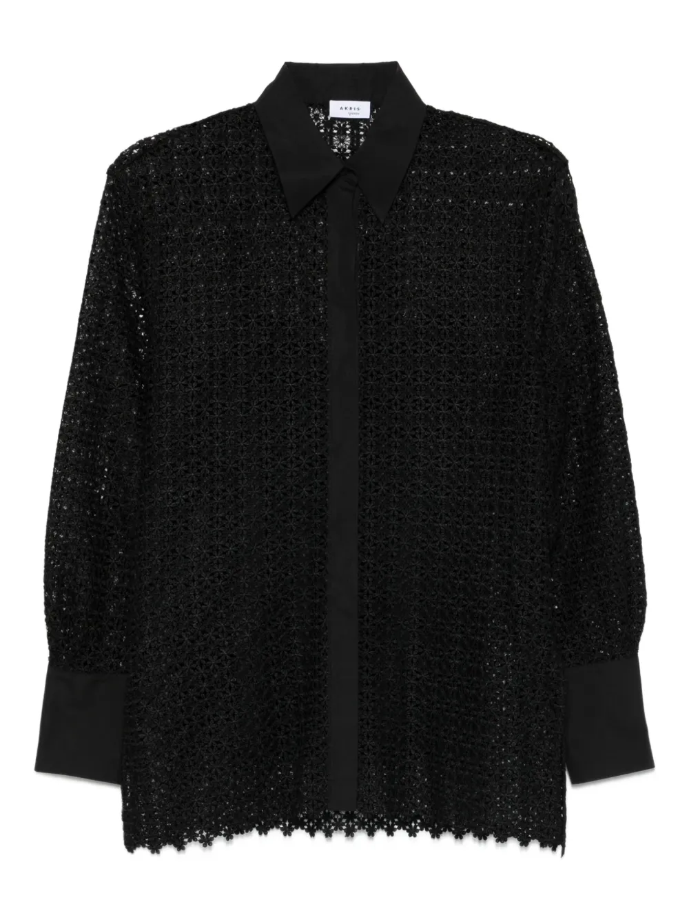 crochet-lace shirt