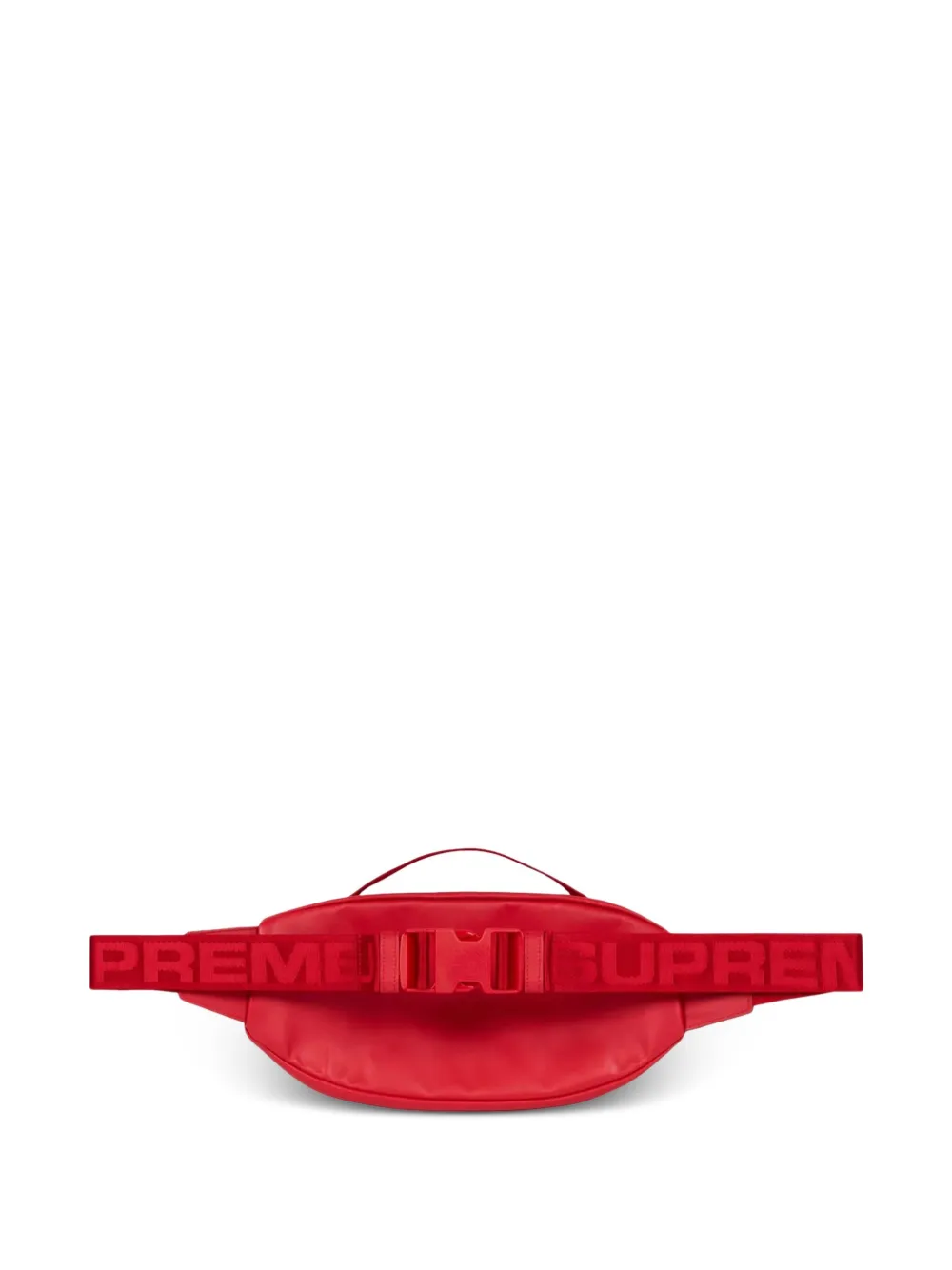 Supreme leather "FW 23 Red" belt bag Rood