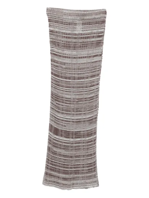Fabiana Filippi striped ribbed maxi skirt