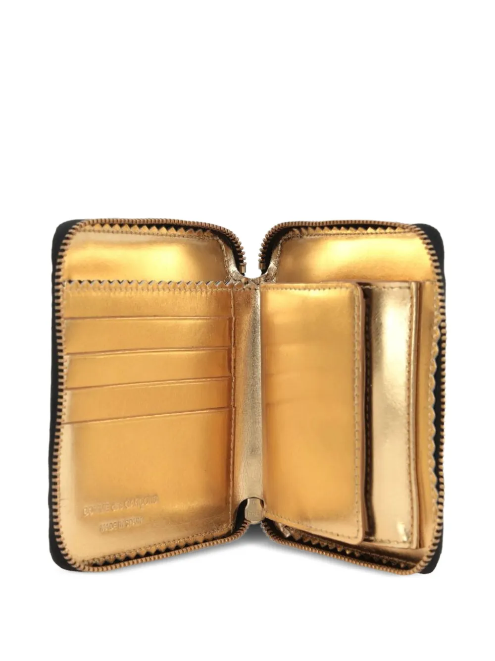 Comme Des Garçons Wallet Leren portemonnee Zwart