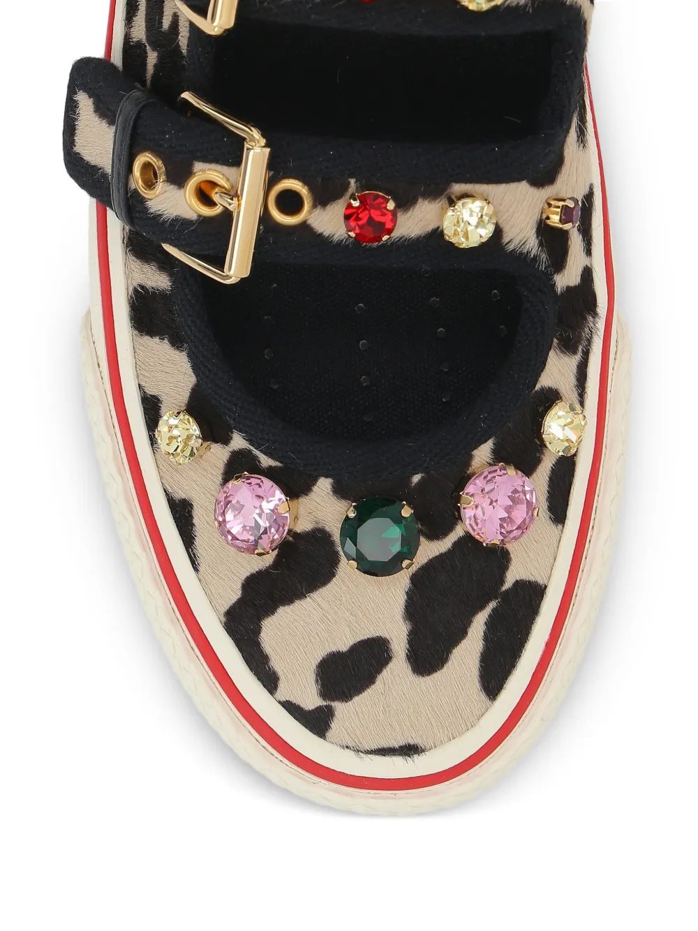 Valentino Garavani Dollyboard leopard-print sneakers Neutrals