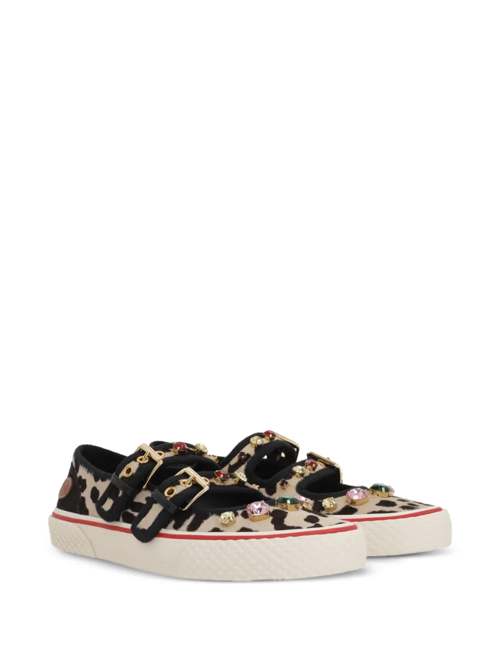 Valentino Garavani Dollyboard leopard-print sneakers Neutrals