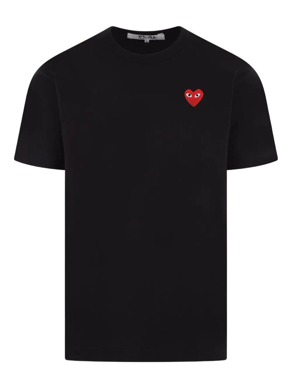 Comme Des Garçons Play T-shirt met hartpatch Blacks and greys