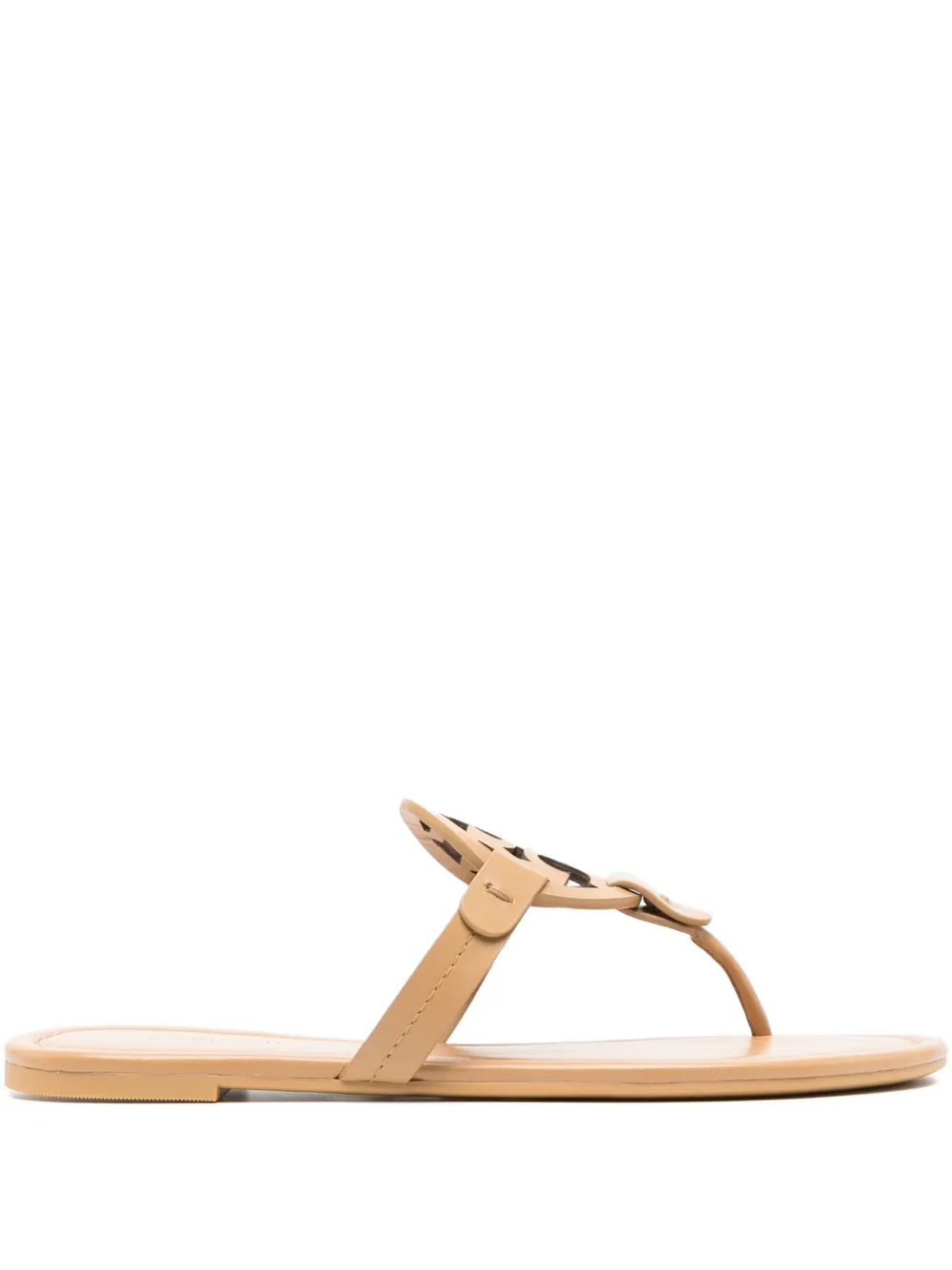 Tory Burch Miller flat sandals Brown