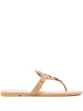 Tory Burch Miller flat sandals - Brown