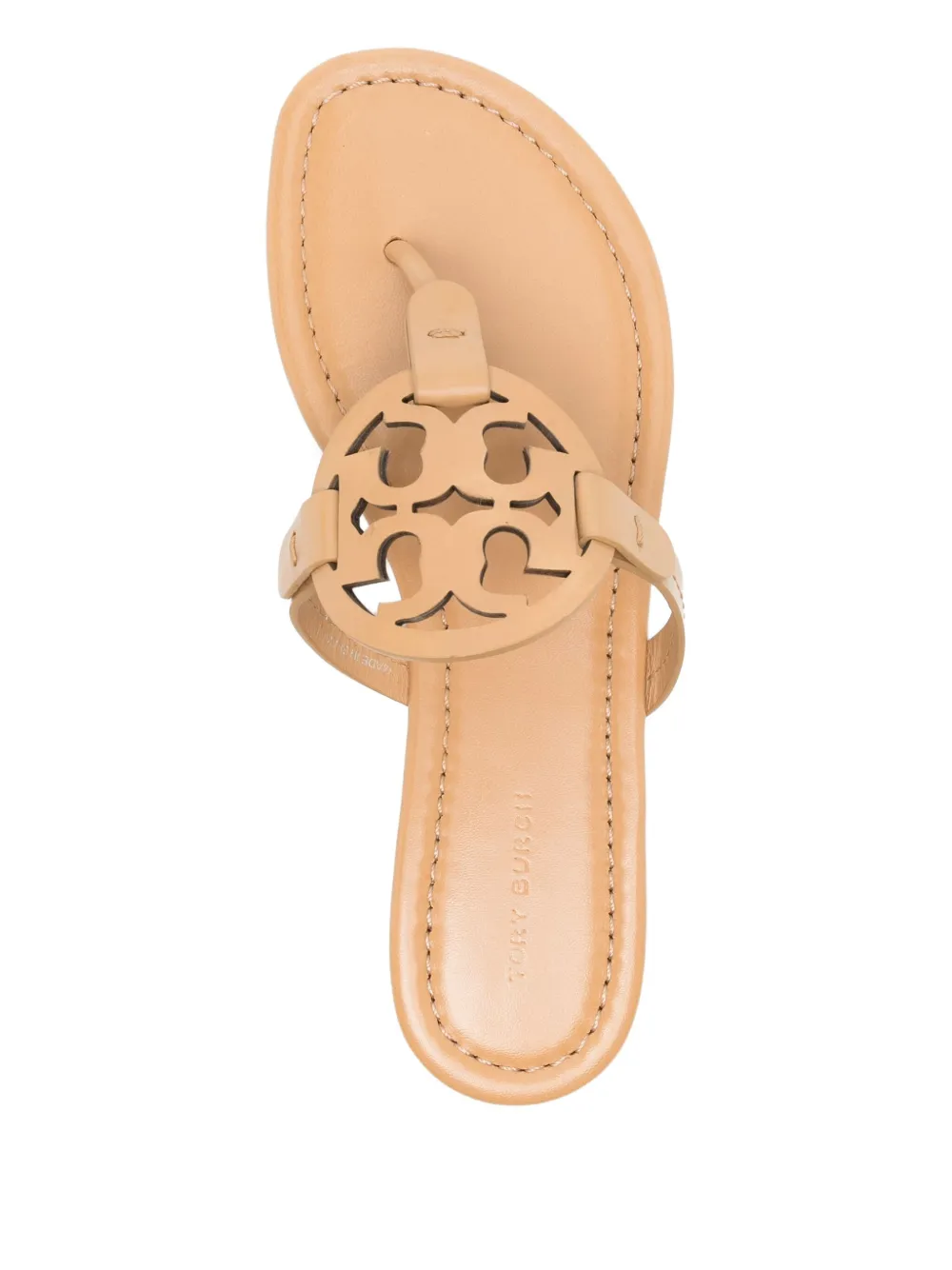 Tory Burch Miller flat sandals Brown
