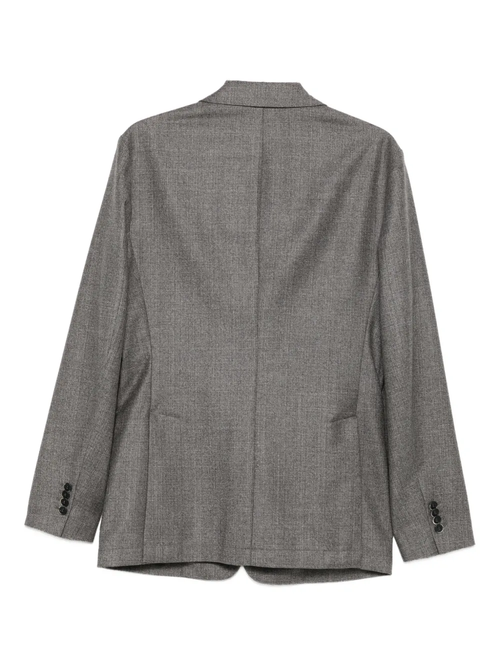 Barena Wollen blazer met twee knopen Grijs