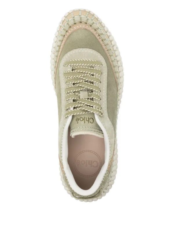 Chloé Nama Sneakers | Green | FARFETCH
