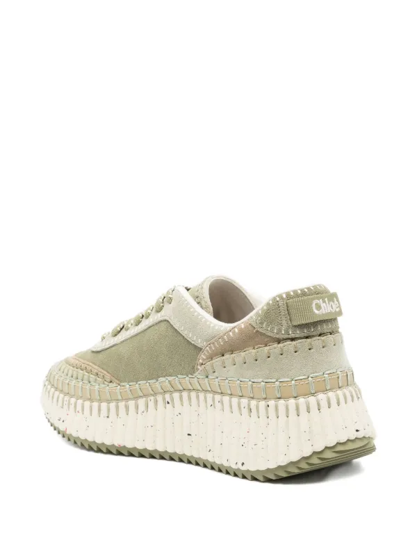 Chloé Nama Sneakers | Green | FARFETCH