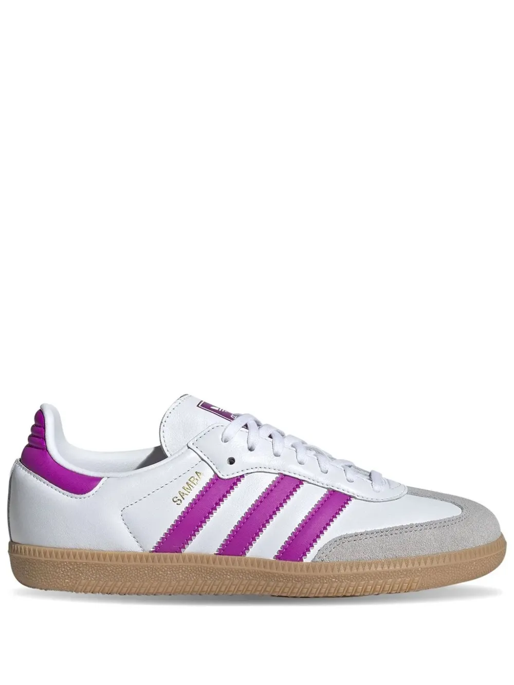 adidas Samba OG GS "White Purple" sneakers - ホワイト adidas Samba OG GS "White Purple" sneakers - ホワイト