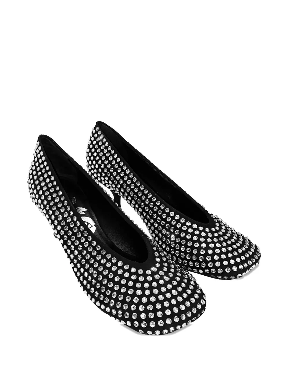 LA ROSE Pumps met kristallen Zwart