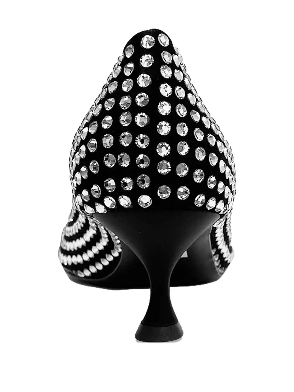 LA ROSE Pumps met kristallen Zwart