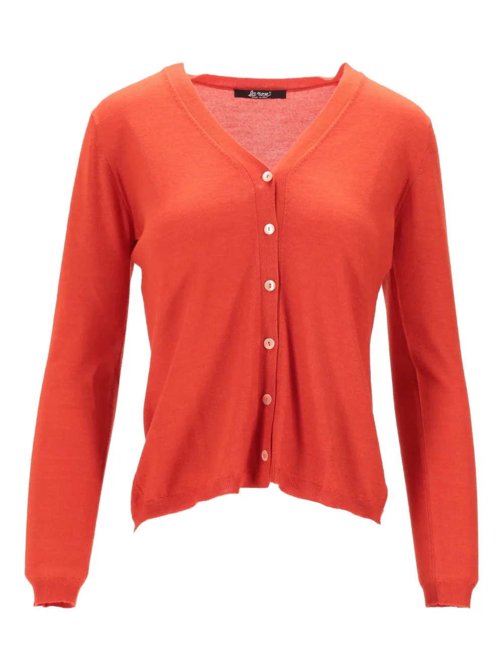 La Rose V-neck Cardigan In Neutral