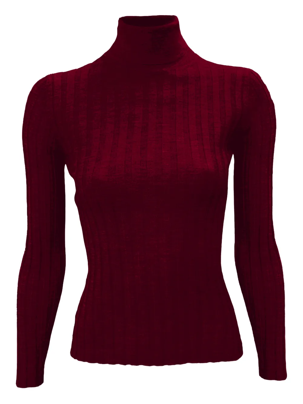 LA ROSE ribbed pullover | Red | Image 1