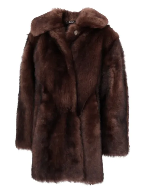 LA ROSE faux-fur coat