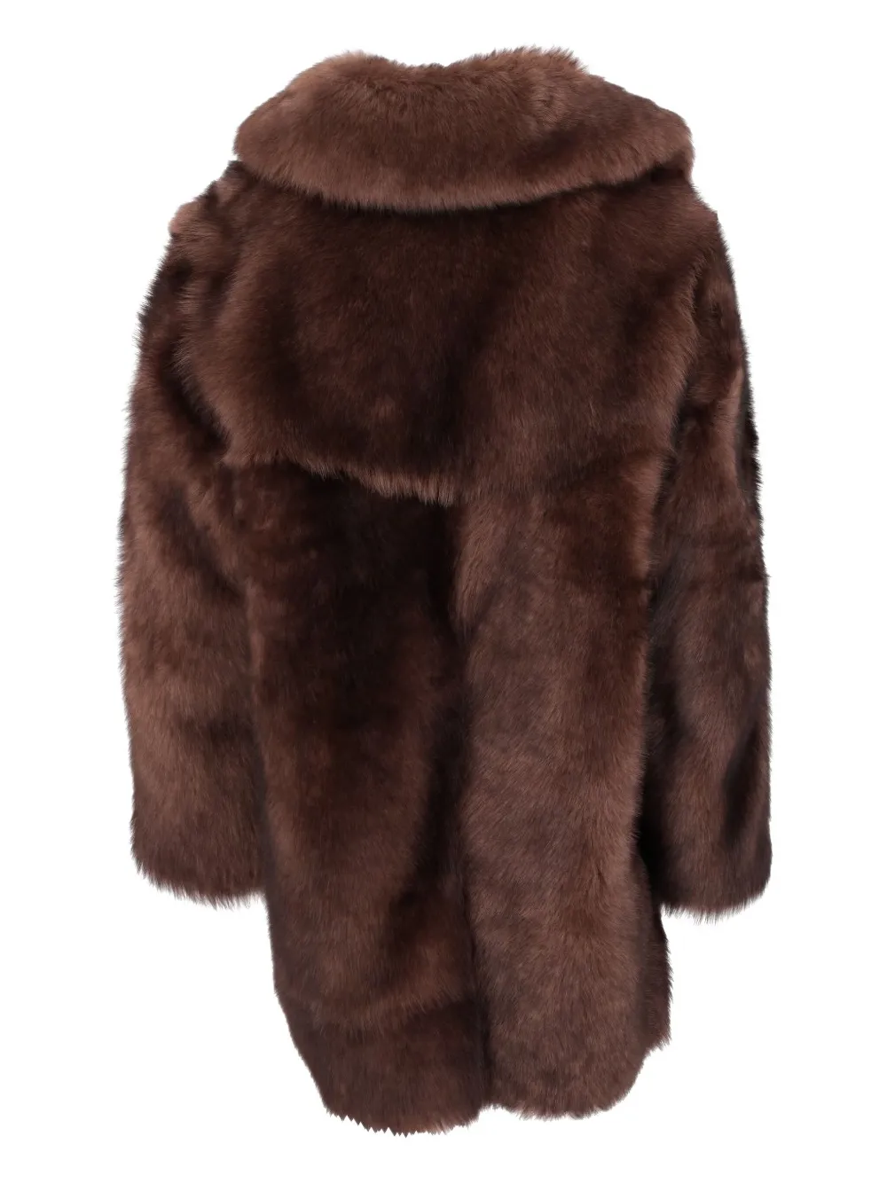  La Rose Faux-fur Coat - Brown 