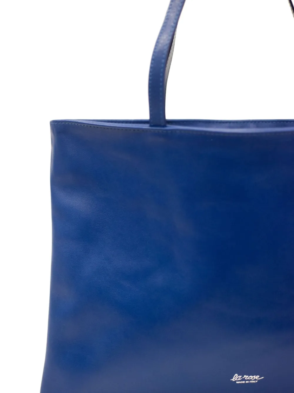 LA ROSE Shopper met merk Blauw