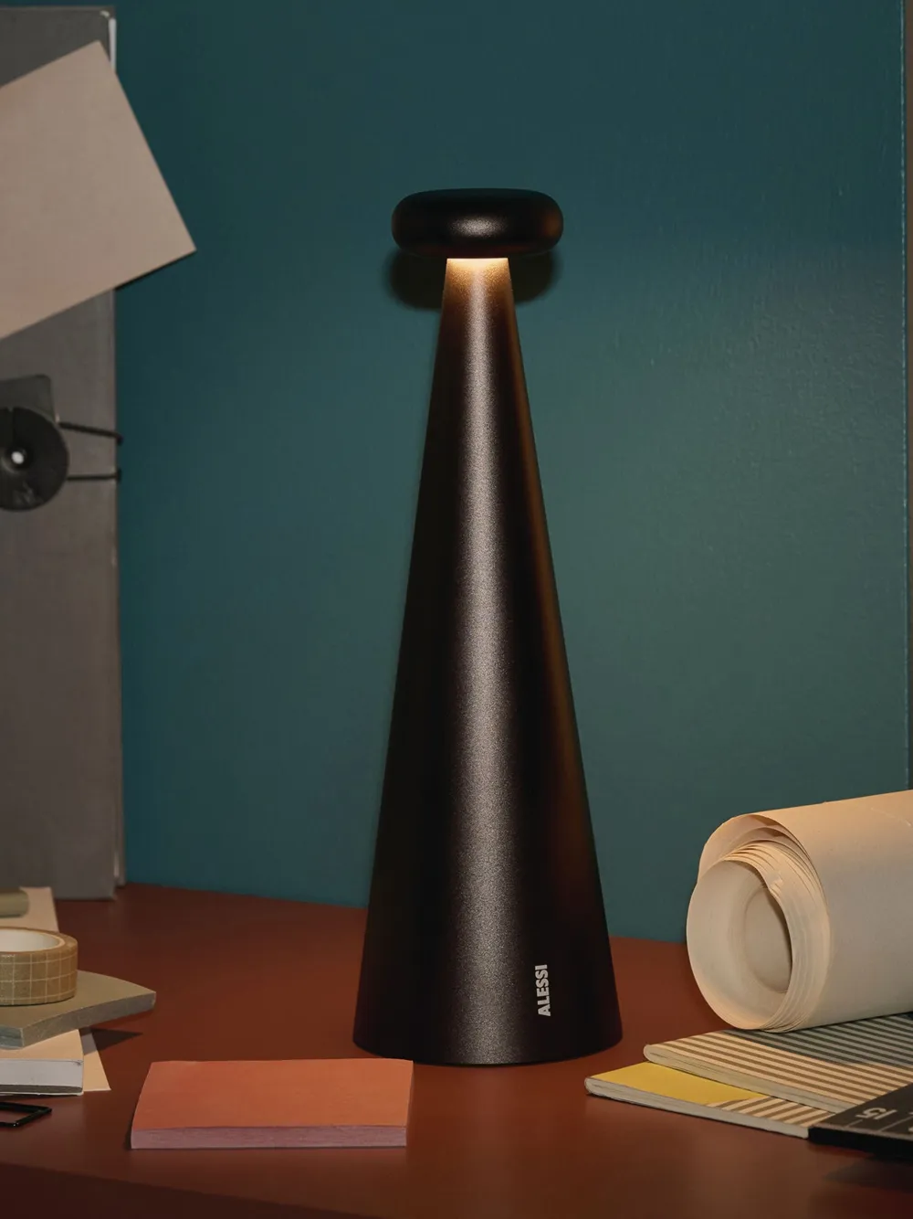  Alessi Bedin Table Lamp - Brown 
