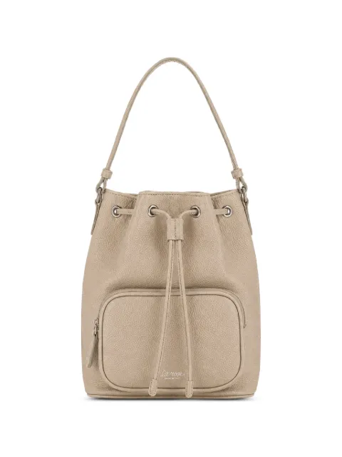 LA ROSE drawstring zip bucket bag