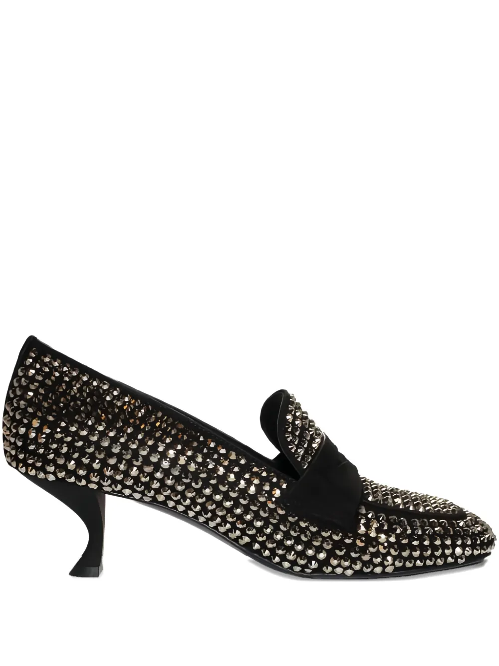 La Rose 50mm Crystal-embellishment Pumps In Black