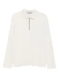Canali zip-neck polo sweater - Neutrals