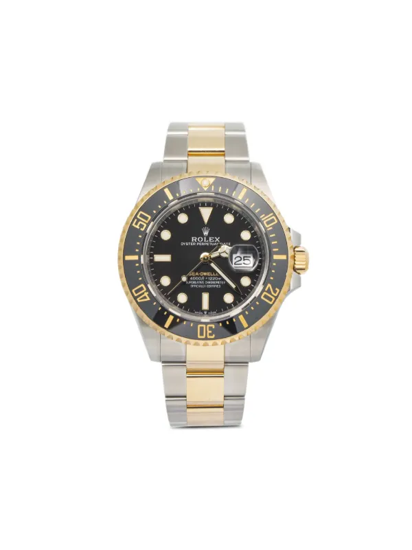 Rolex Sea-Dweller 43mm Schwarz FARFETCH AT