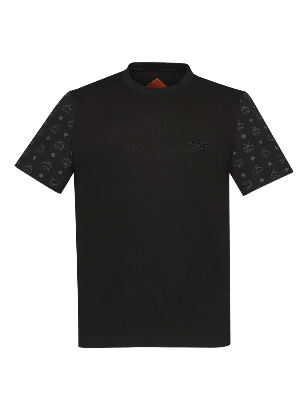 monogram-pattern T-shirt