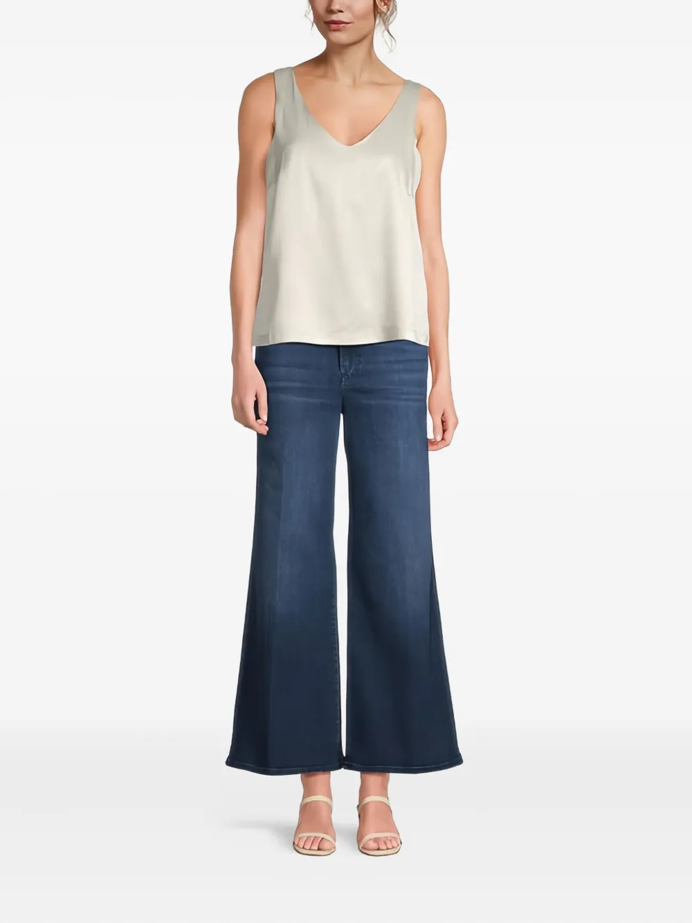 FRAME Le Palazzo high-waist jeans - Blauw