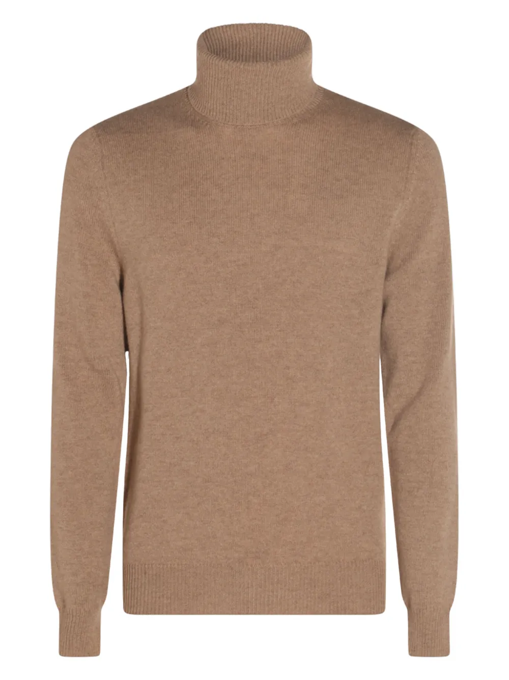Malo mock-neck ribbed sweater Bruin