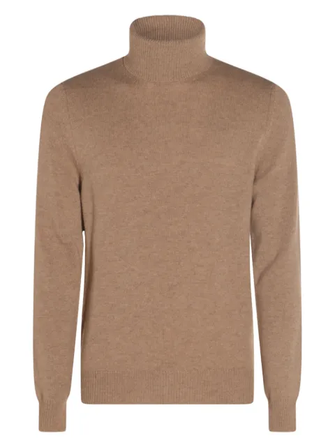 Malo mock-neck ribbed sweater