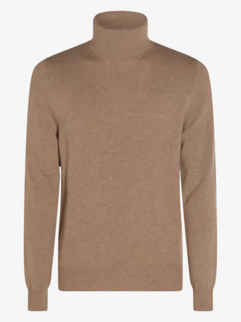 Malo mock-neck ribbed sweater