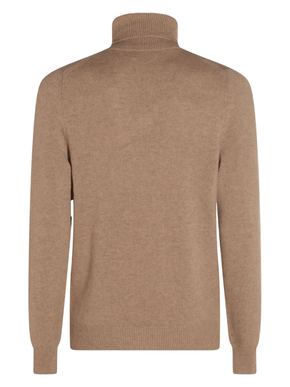 Malo mock-neck ribbed sweater Bruin