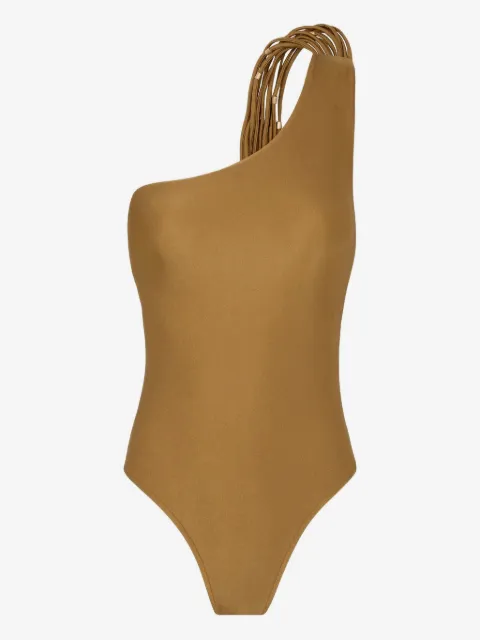 Lenny Niemeyer one-shoulder embellished swimsuit