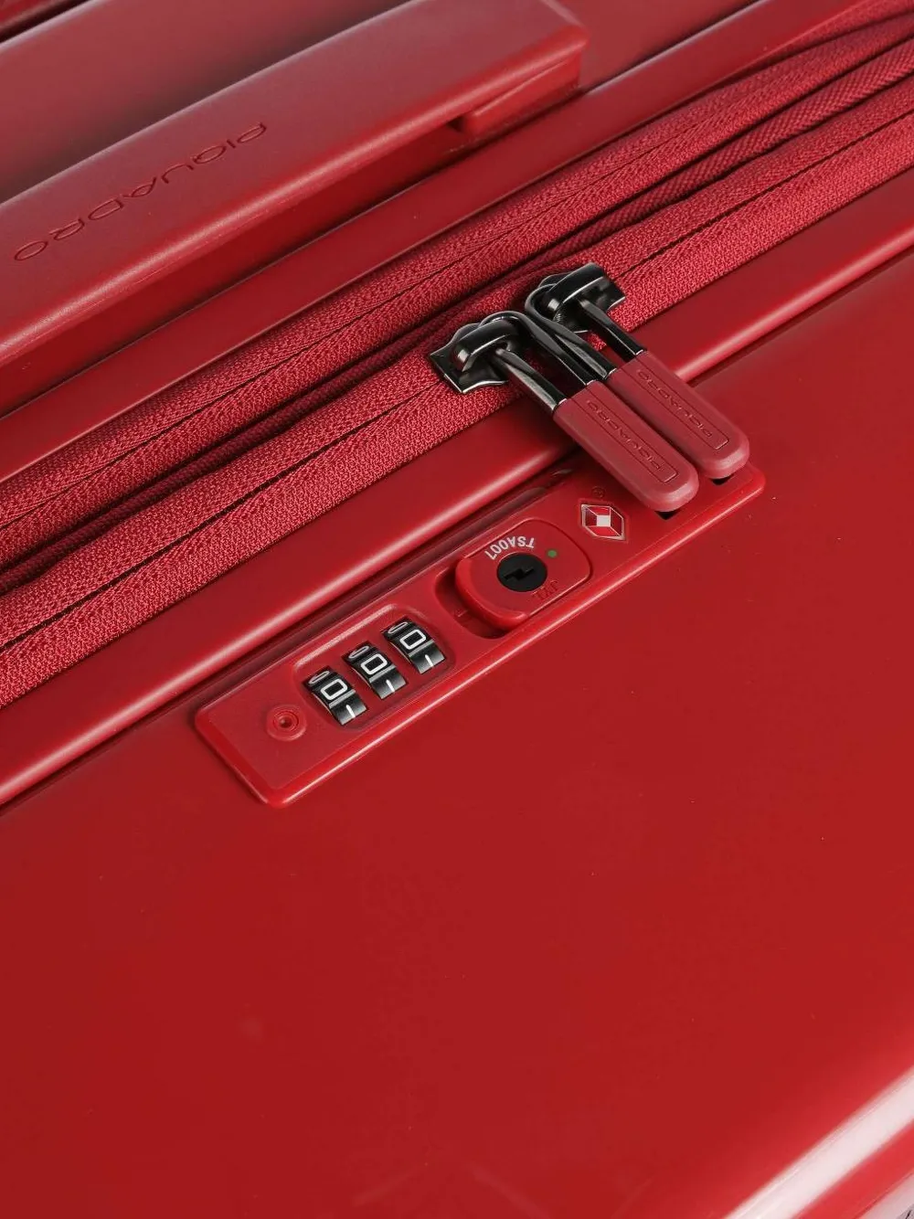 PIQUADRO Rolkoffer met vier wielen Rood