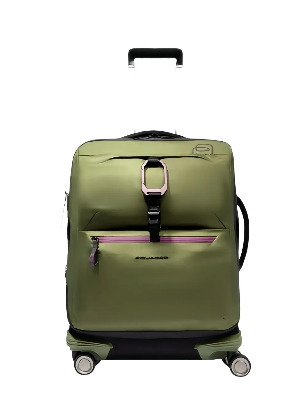 PIQUADRO buckle four-wheel luggage | Green | Image 1