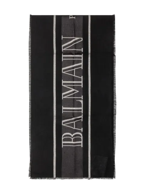 Balmain Kids logo scarf
