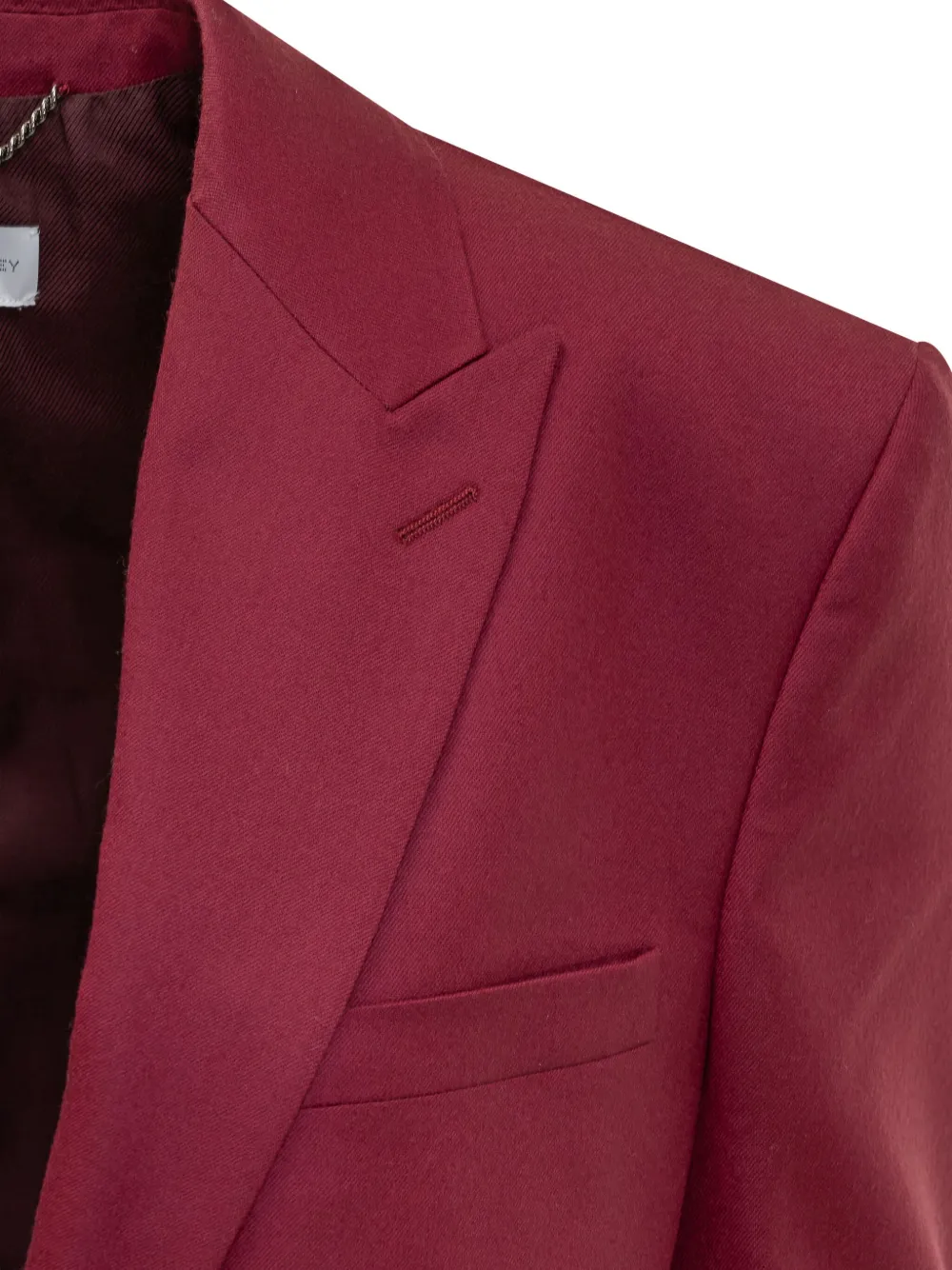 Stella McCartney single-breasted wool blazer Rood