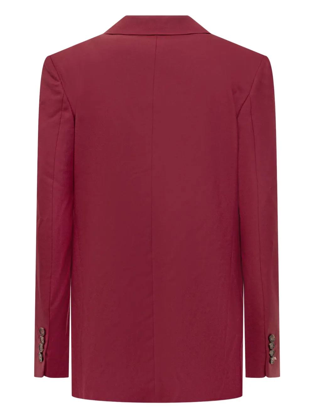 Stella McCartney single-breasted wool blazer Rood