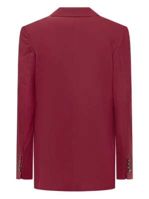 ジャケット Stella McCartney SINGLE-BREASTED BLAZER (6500533_BU3826645) Stella McCartney Flannel single-breasted Blazer | Grey